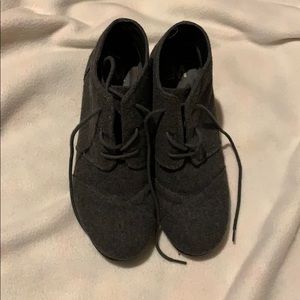 CM charcoal grey wedges